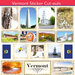 Scrapbook Customs - State Sightseeing Collection - 12 x 12 Sticker Cut Outs - Vermont