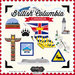 Scrapbook Customs - Canadian Provinces Sightseeing Collection - 12 x 12 Cardstock Stickers - British Columbia