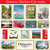 Scrapbook Customs - Canadian Provinces Sightseeing Collection - 12 x 12 Sticker Cut Outs - Ontario