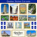 Scrapbook Customs - Canadian Provinces Sightseeing Collection - 12 x 12 Sticker Cut Outs - Quebec