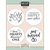 Scrapbook Customs - Cardstock Stickers - Wedding Card Circles