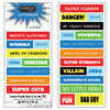 Scrapbook Customs - Superhero Collection - Cardstock Stickers - Word