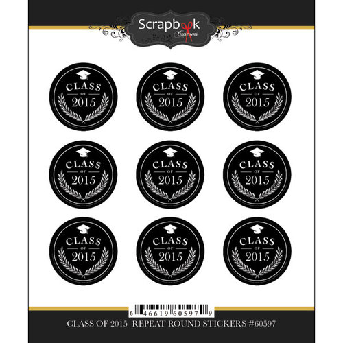 Scrapbook Customs - Cardstock Stickers - Class of - Repeating