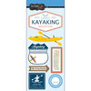 Scrapbook Customs - Cardstock Stickers - Kayaking Adventure
