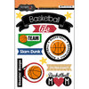 Scrapbook Customs - Basketball Life Collection - Doo Dads - Stickers