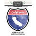 Scrapbook Customs - Cardstock Stickers - Mini Craft - California Sign