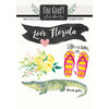 Scrapbook Customs - Cardstock Stickers - Mini Craft - Florida Love