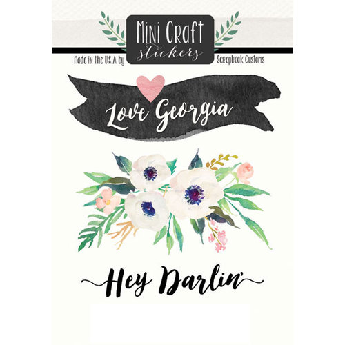 Scrapbook Customs - Cardstock Stickers - Mini Craft - Georgia Love