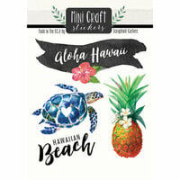 Scrapbook Customs - Cardstock Stickers - Hawaii Love Mini Craft