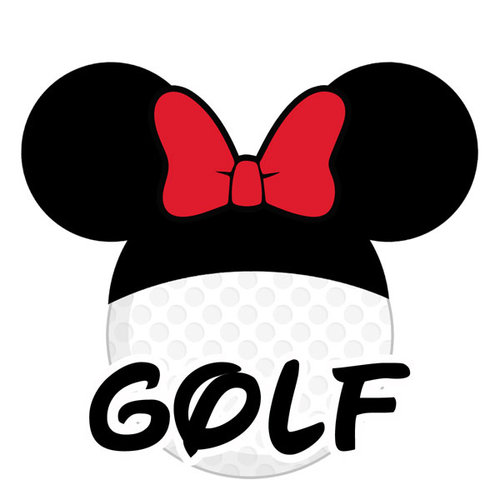 Scrapbook Customs - Cardstock Stickers - Golf - Magic Ears - Girl