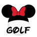 Scrapbook Customs - Cardstock Stickers - Golf - Magic Ears - Girl