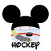 Scrapbook Customs - Cardstock Stickers - Hockey - Magic Ears - Boy