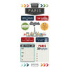 Scrapbook Customs - Adventure Collection - Cardstock Stickers - Paris City