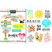 Scrapbook Customs - World Collection - Grand Turk - Cardstock Stickers - Getaway