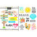 Scrapbook Customs - World Collection - Tahiti - Cardstock Stickers - Getaway
