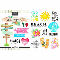 Scrapbook Customs - World Collection - Cardstock Stickers - Cabo San Lucus Getaway