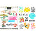 Scrapbook Customs - World Collection - Cardstock Stickers - Cancun Getaway