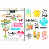 Scrapbook Customs - World Collection - Cardstock Stickers - Big Island Getaway