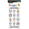 Scrapbook Customs - Celebrations Collection - Cardstock Stickers - Day of the Dead Skulls