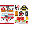 Scrapbook Customs - Occupations Collection - Cardstock Stickers - Firefighter