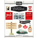 Scrapbook Customs - Cardstock Stickers - Canada Watercolor