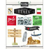 Scrapbook Customs - Cardstock Stickers - Italy Watercolor