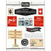 Scrapbook Customs - Cardstock Stickers - Switzerland Watercolor