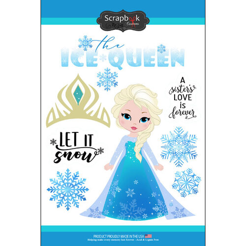 Scrapbook Customs - Inspired By Collection - Cardstock Stickers - Ice Queen