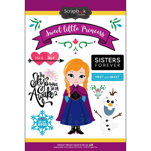 Scrapbook Customs - Inspired By Collection - Cardstock Stickers - Ice Princess