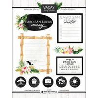 Scrapbook Customs - Vacay Collection - Cardstock Stickers - Cabo San Lucas