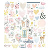 Spellbinders - Rosie's Studio - Heartfelt Collection - Cardstock Die-Cut Ephemera