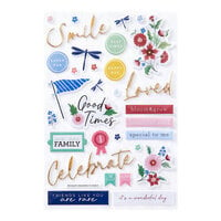 image of Spellbinders - Rosie's Studio - Bayfair Collection - Puffy Stickers