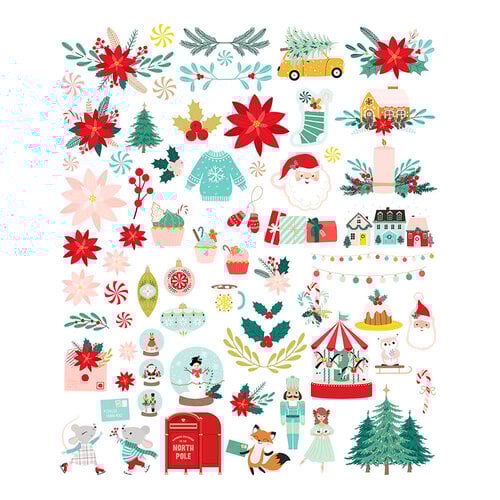 Spellbinders - Rosie's Studio - Oh Joyful Day Collection - Diecut Ephemera Pack