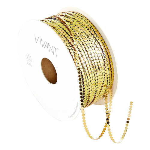 Spellbinders - Vivant Circle Collection - Twine - Gold Metallic