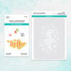 Spellbinders - Layered Stencils Collection - Layering Stencils and Etched Die Bundle - Floral Hello