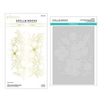 Spellbinders - Glimmering Flowers Collection - Glimmer Hot Foil Plate and Stencil - Glimmering Buttercups