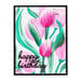 Spellbinders - Simon Hurley - Tulip Garden Collection - 3D Embossing Folder and Stencil Set- Twirling Tulips