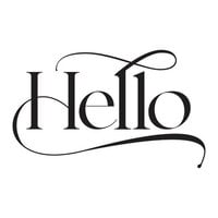 Spellbinders - BetterPress Collection - Press Plates - Hello