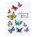 Spellbinders - BetterPress Collection - BetterPress Plates and Dies - Butterfly Wishes