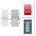 Spellbinders - BetterPress Collection - Press Plates and Dies - Merry and Bright Sentiment Strips