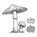 Spellbinders - BetterPress Collection - Press Plates and Die Set - Mushroom Duo