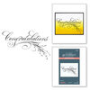 Spellbinders - BetterPress Collection - Press Plates - Copperplate Everyday Sentiments - Congratulations