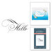 Spellbinders - BetterPress Collection - Press Plates - Copperplate Everyday Sentiments - Hello