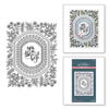 Spellbinders - BetterPress Collection - Press Plates - Mirrored Arch - Nested Sprigs