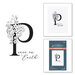 Spellbinders - Every Occasion Floral Alphabet Collection - Press Plate - P