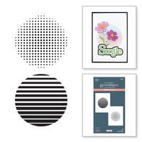 Spellbinders - Lisa Horton - Spotlight Frames and Florals - Press Plates - Spotlight Circle Duo