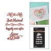 Spellbinders - Classic Mouse Wedding Collection - BetterPress - Press, Foil Plates, and Dies - Sentiments