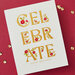 Spellbinders - BetterPress Collection - Press Plates - Let's Celebrate - Celebrate Flowers