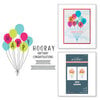 Spellbinders - BetterPress Collection - Press Plate and Dies Sets - Happy Hooray Balloons