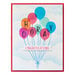 Spellbinders - BetterPress Collection - Press Plate and Dies Sets - Happy Hooray Balloons